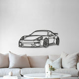 Front Angle Metal Car Wall Art - MT0852