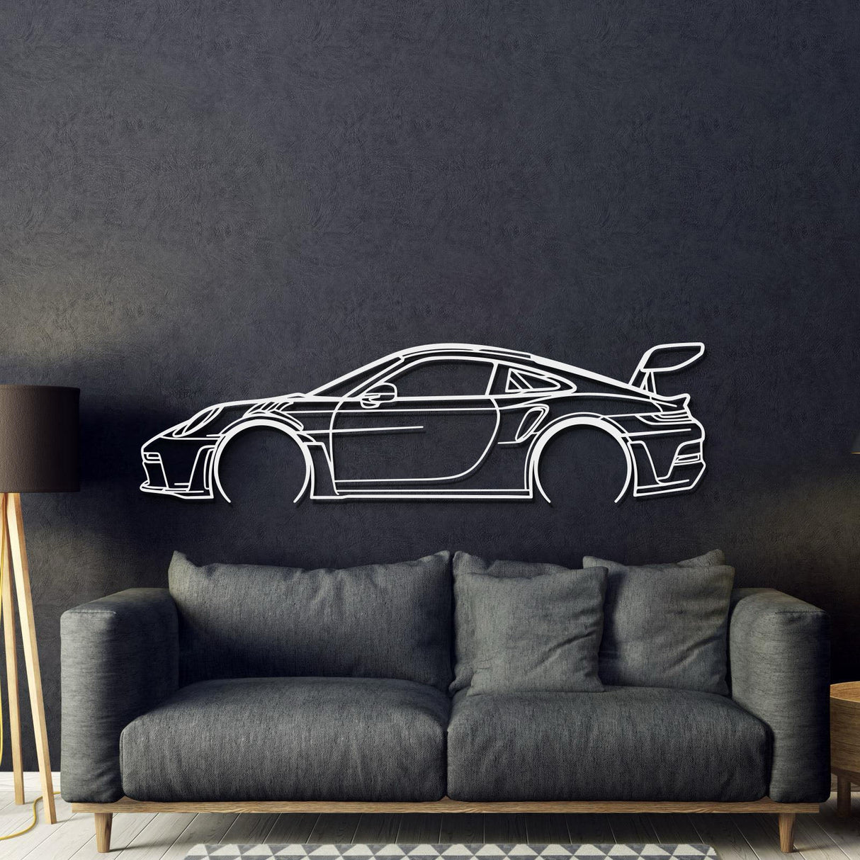 Detailed Metal Car Wall Art - MT0859