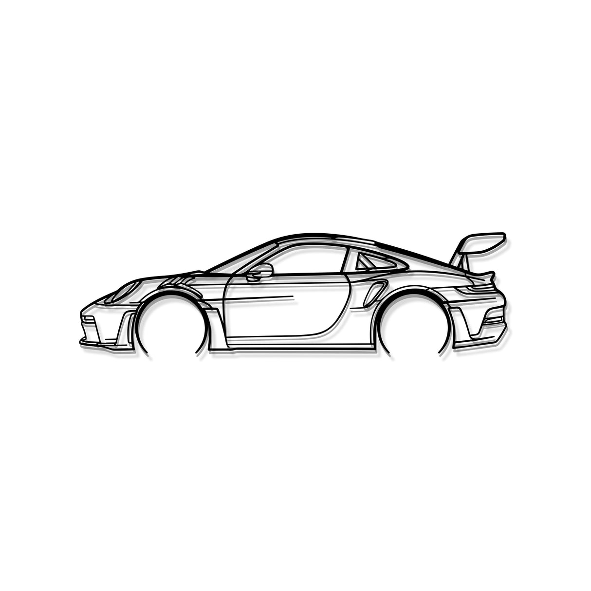 Detailed Metal Car Wall Art - MT0859