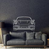 Front View Metal Car Wall Art - MT0865