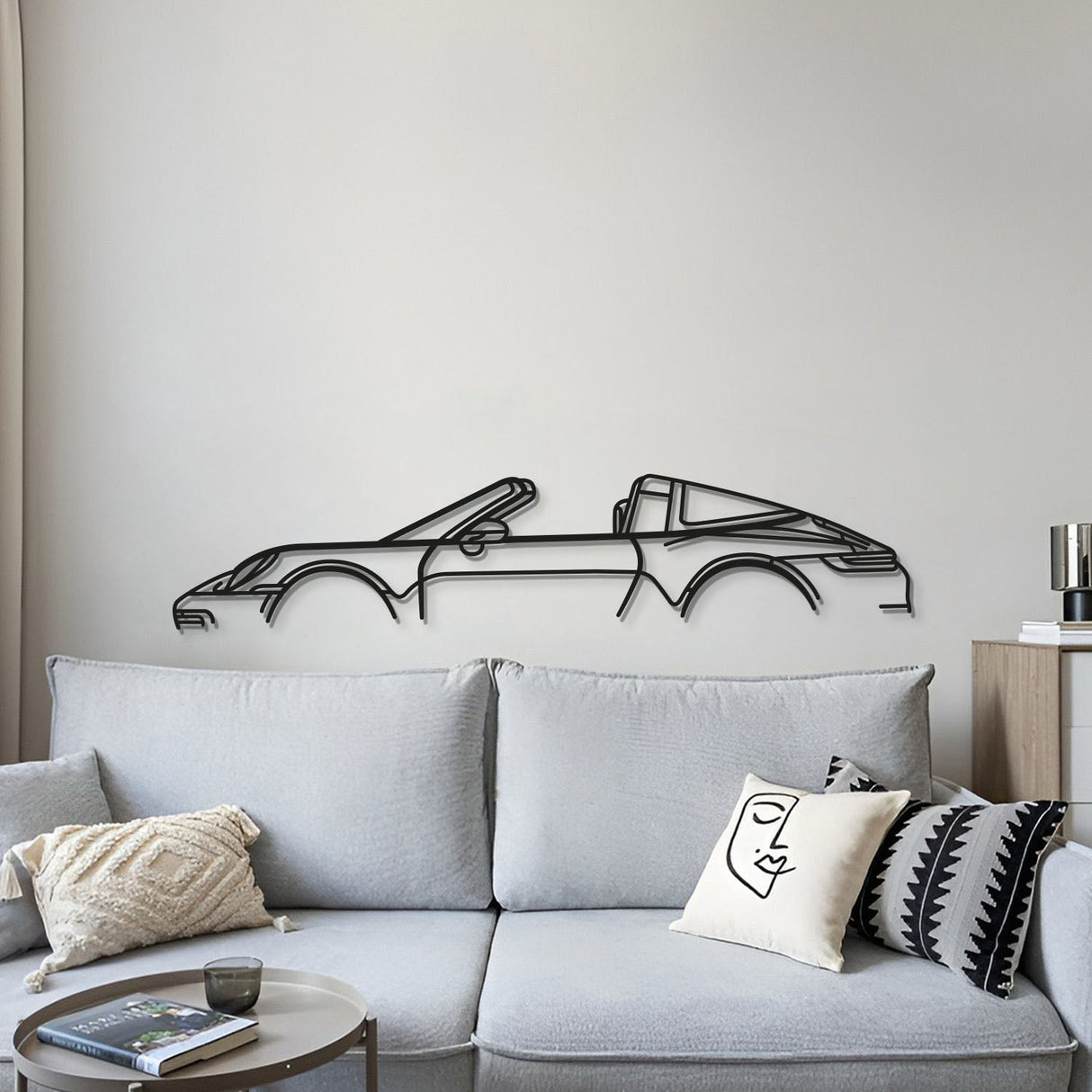 Classic Metal Car Wall Art - MT0870