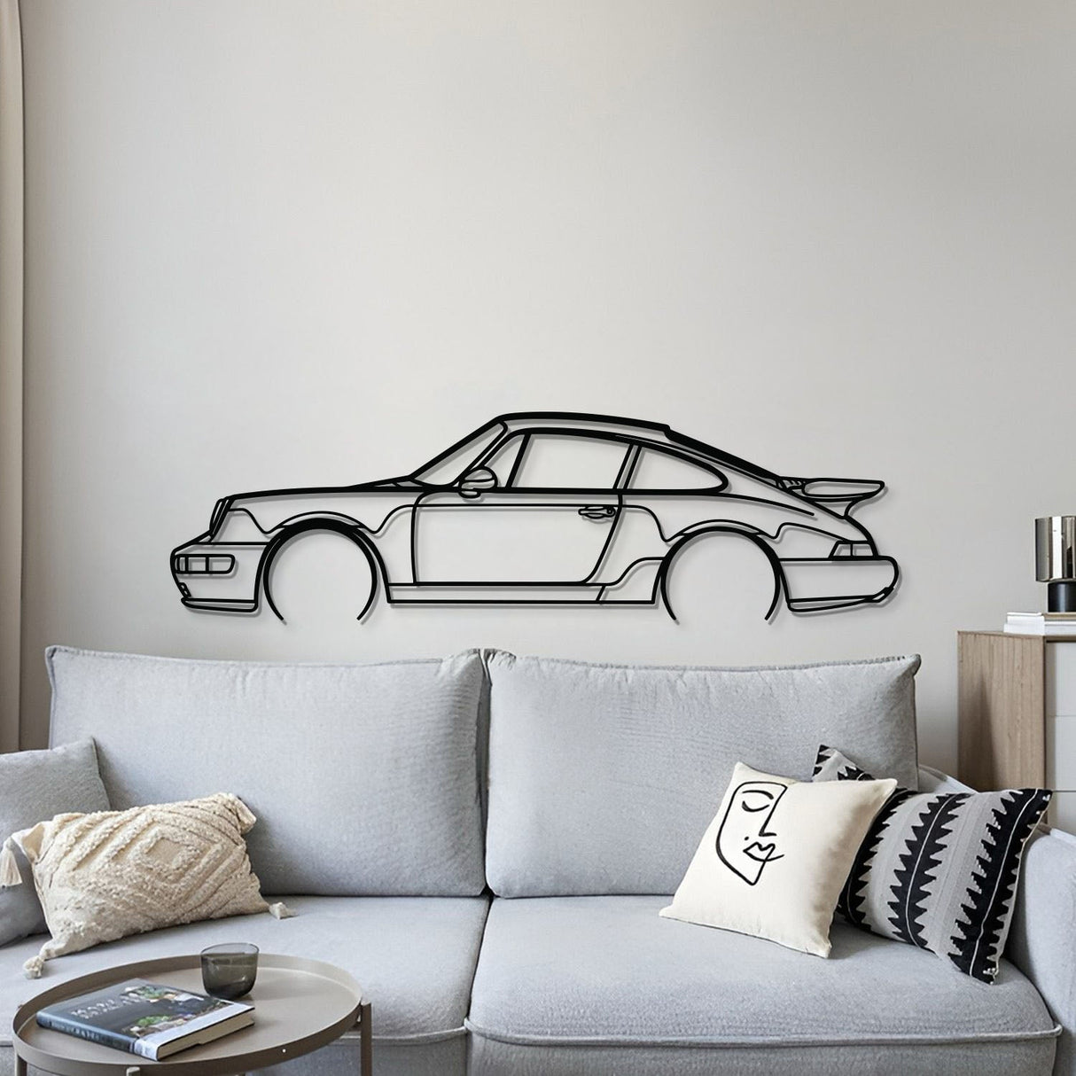 Detailed Metal Car Wall Art - MT0873