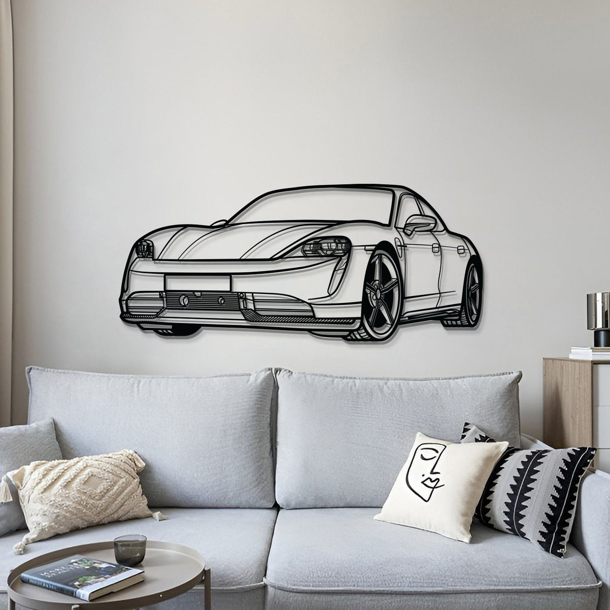 Perspective Metal Car Wall Art - MT1133