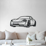 Perspective Metal Car Wall Art - MT1133