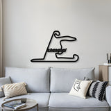 Shanghai Formula 1 Metal Circuit Wall Art - MT1087