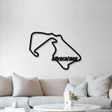 Silverstone Formula 1 Metal Circuit Wall Art - MT1089