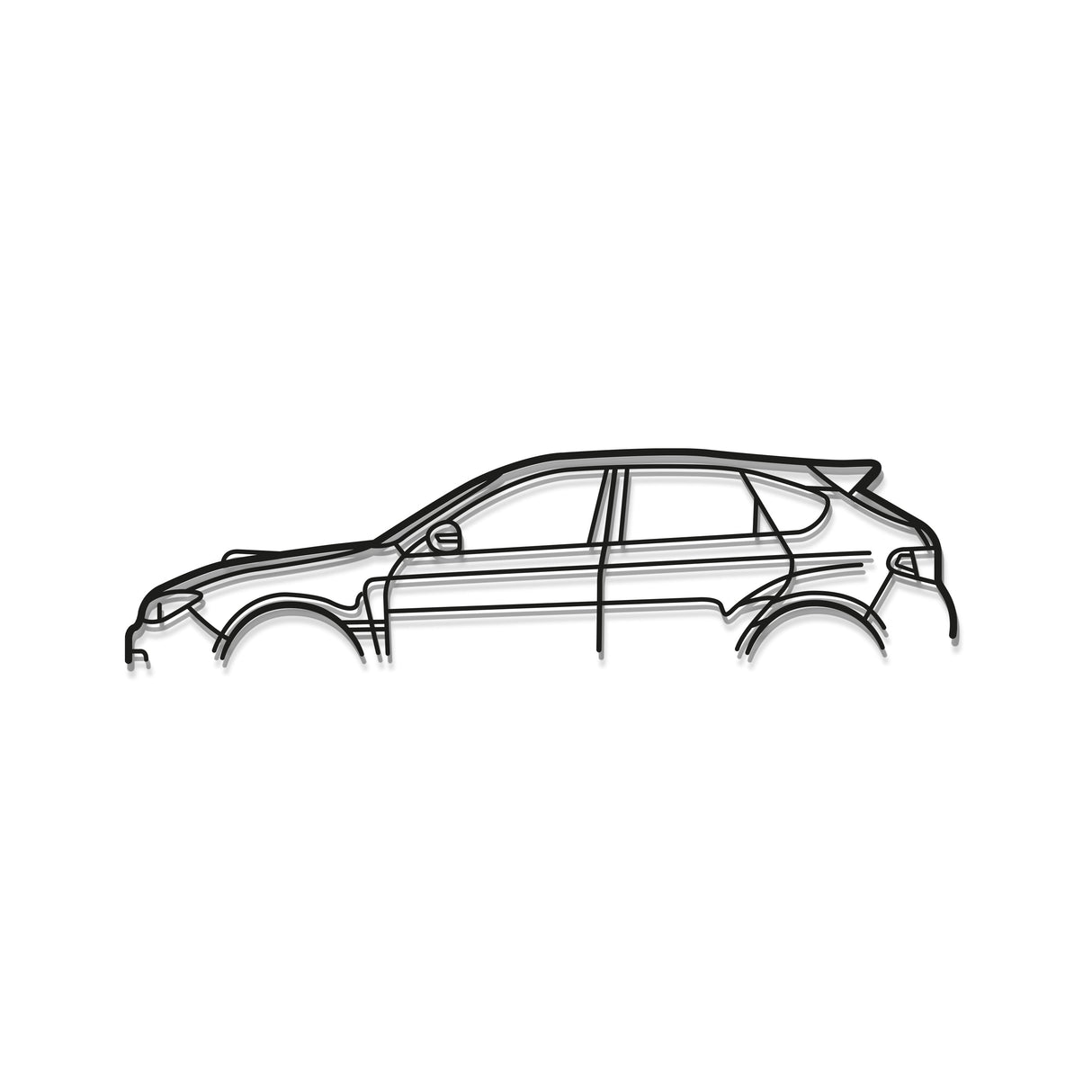 Impreza WRX STI GR Metal Car Wall Art - MT0994