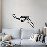 Suzuka Formula 1 Metal Circuit Wall Art - MT1100