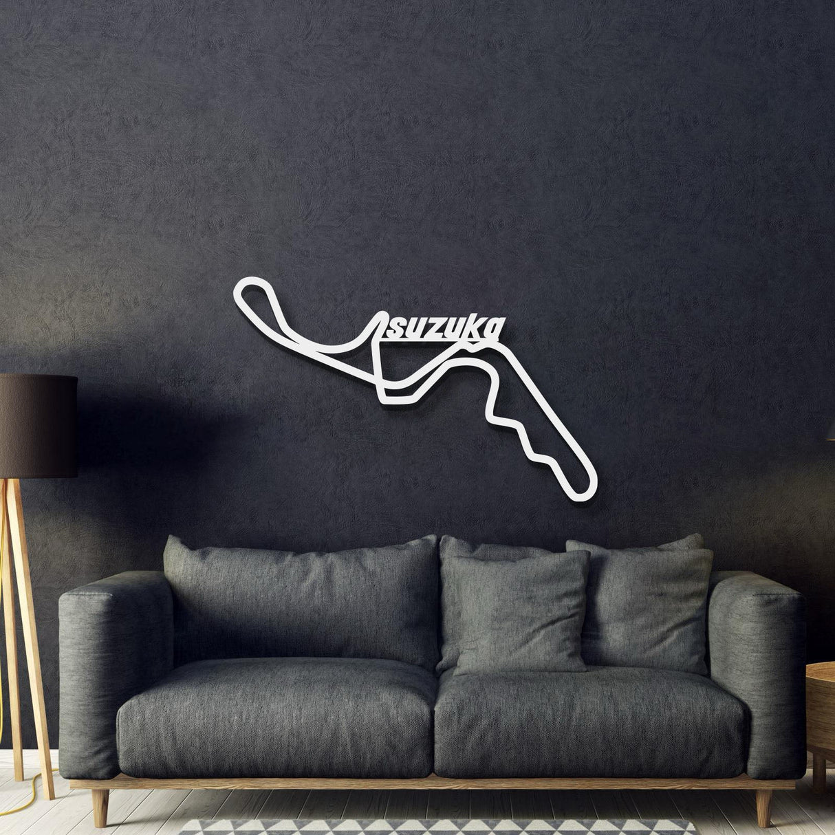 Suzuka Formula 1 Metal Circuit Wall Art - MT1100