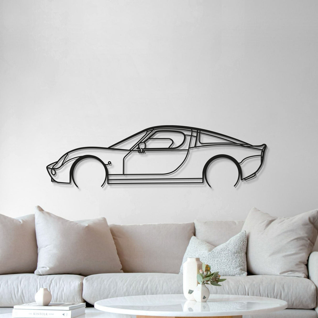 Vertige Detailed Metal Car Wall Art - MT1106