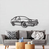 Corolla AE86 Perspective Metal Car Wall Art - MT1124