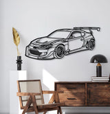 GT-86 Perspective Metal Car Wall Art - MT1292