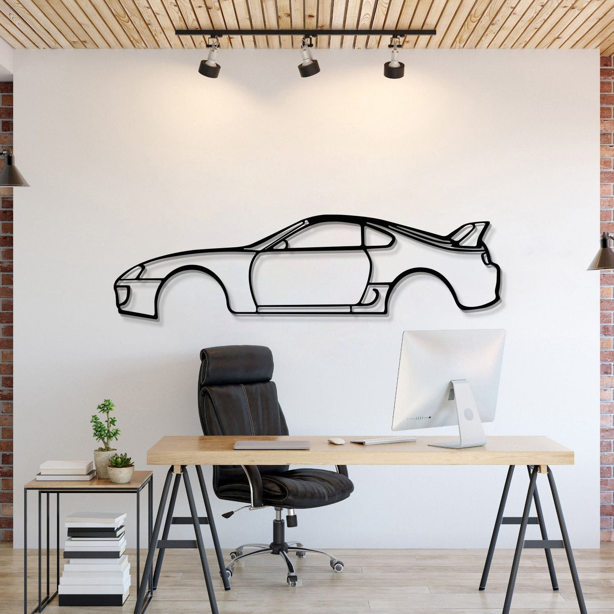 Supra MK4 Metal Car Wall Art - MT1096