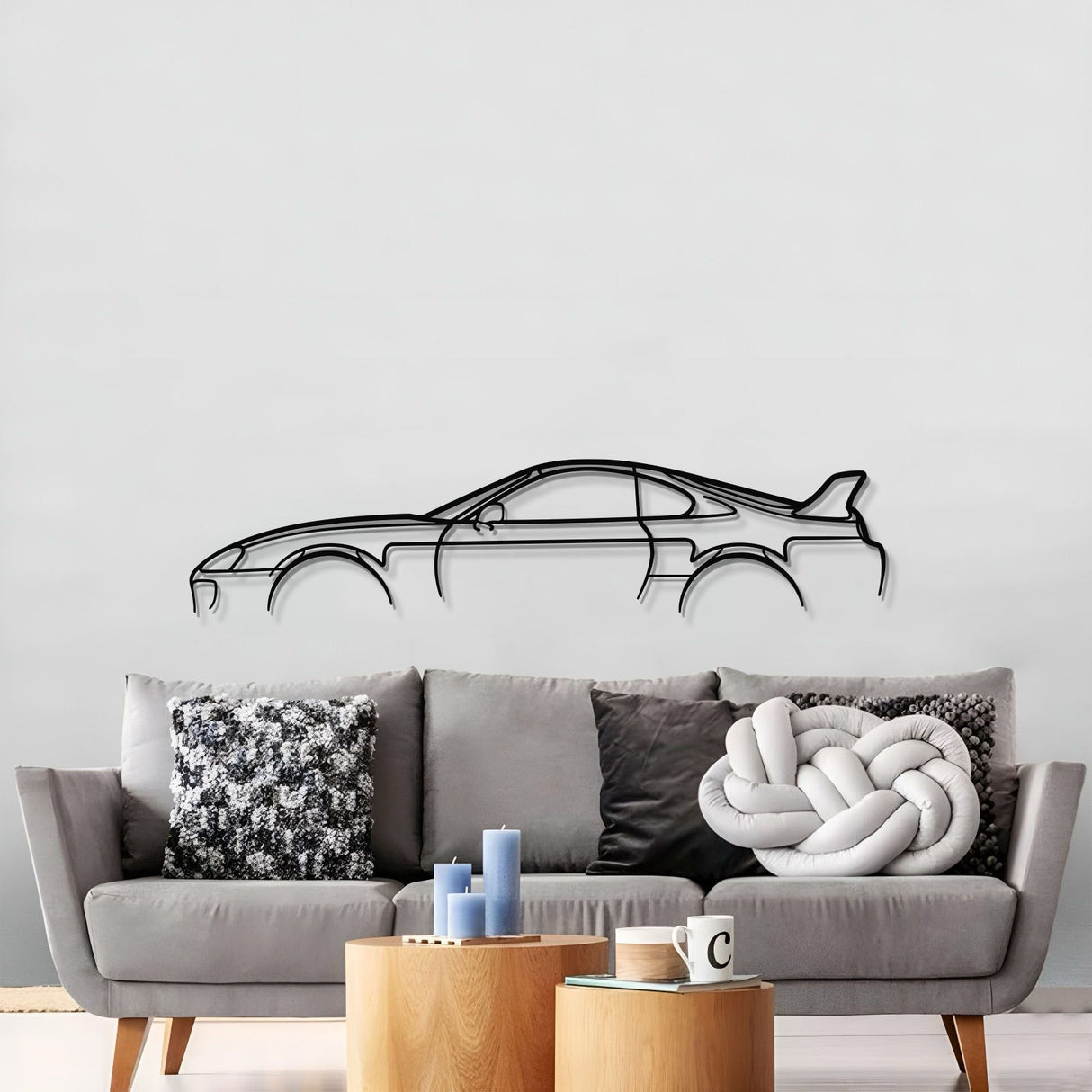 Supra MK4 Metal Car Wall Art - MT1097