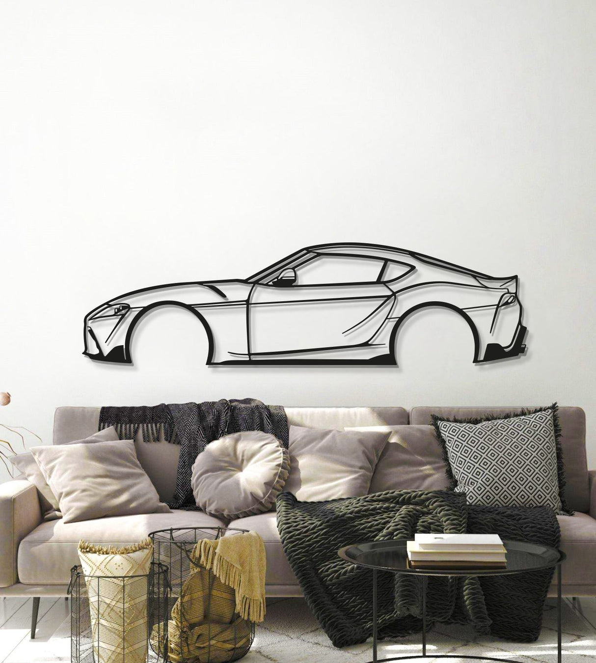 Supra MK5 Metal Car Wall Art - MT1098