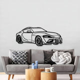 Supra MK5 Perspective Metal Car Wall Art - MT1137