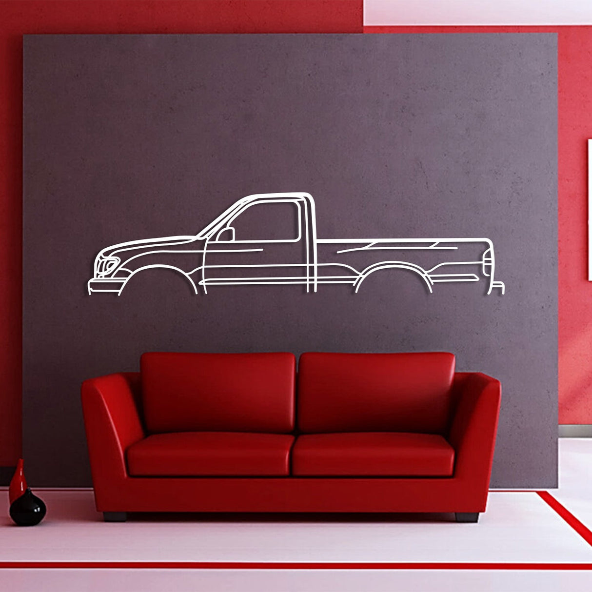 2002 Tacoma Metal Car Wall Art - MT0303