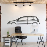 Golf 5 Classic Metal Car Wall Art - MT0986