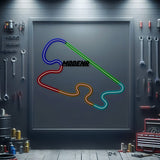 Modena Metal Neon Race Track - MTN0141