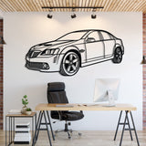 2009 G8 Perspective Metal Car Wall Art - MT1298