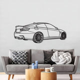 M4 Back Perspective Metal Car Wall Art - MT1299