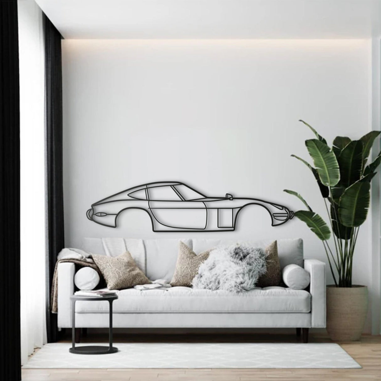 1969 2000GT Metal Car Wall Art - MT0115