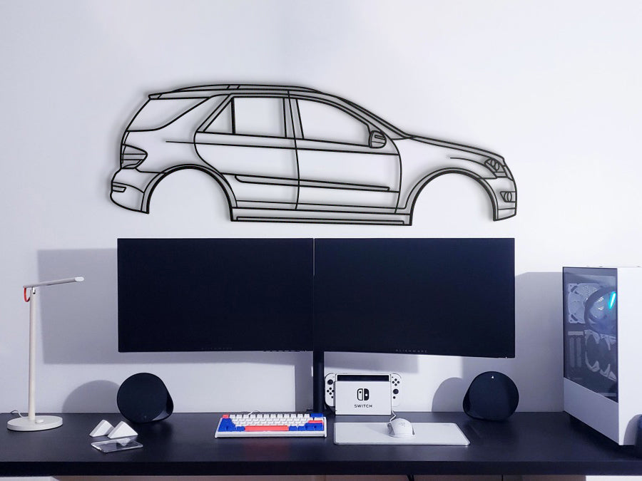 2006 M-Class W164 2nd Gen Metal Car Wall Art - MT 0333