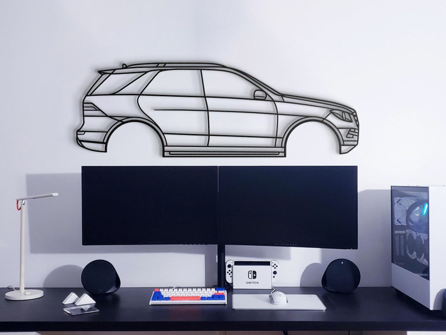 2012 M-Class W166 (3rd Gen) Metal Car Wall Art - MT0475