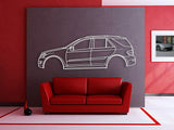 2006 M-Class W164 2nd Gen Metal Car Wall Art - MT 0333